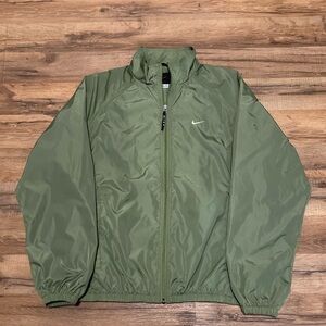 90s Nike Solo Swoosh Zip Up Windbreaker